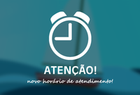 NOVO HORÁRIO DE ATENDIMENTO